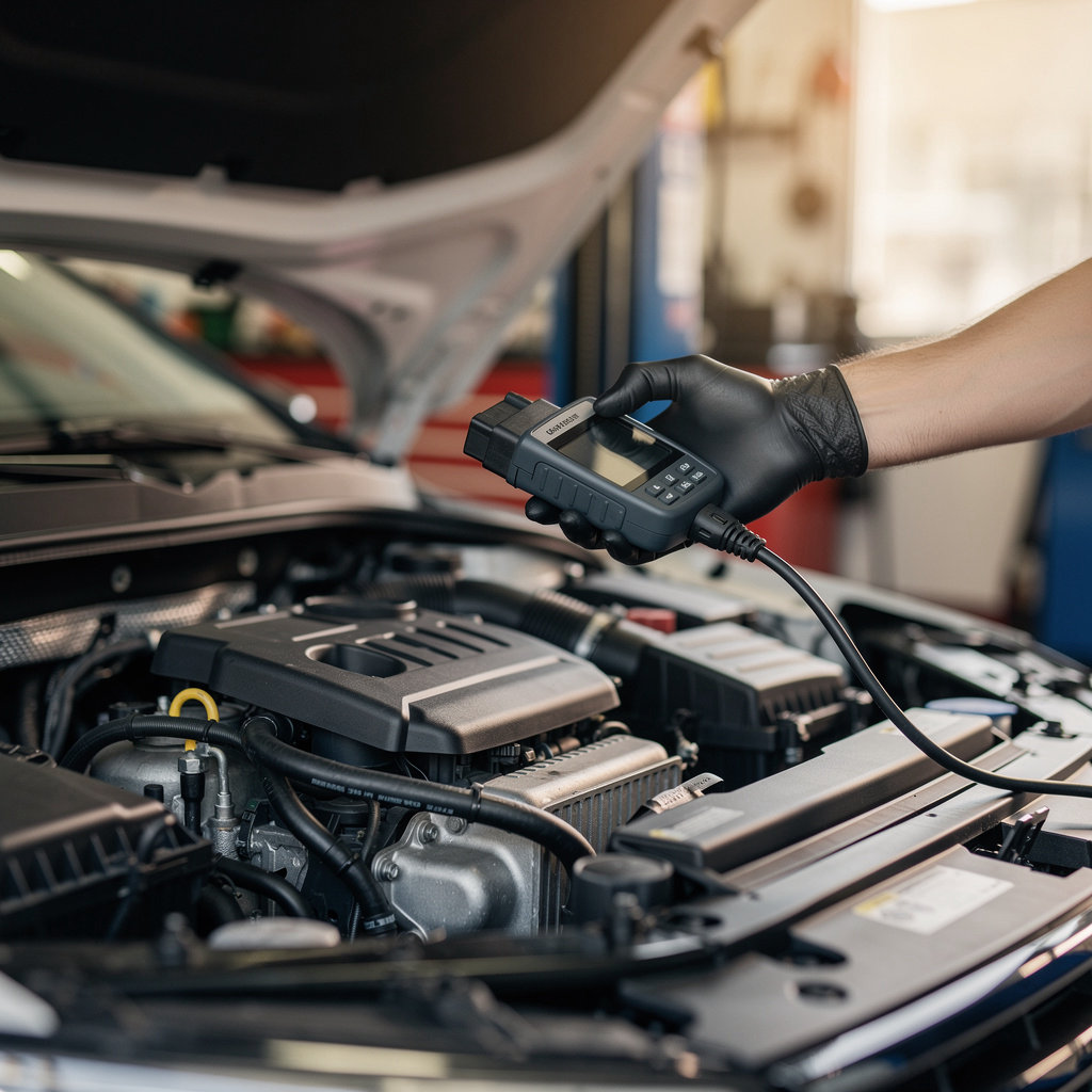 Hillcrest Smog & Repair technician performing expert smog check and vehicle repair services in San Diego