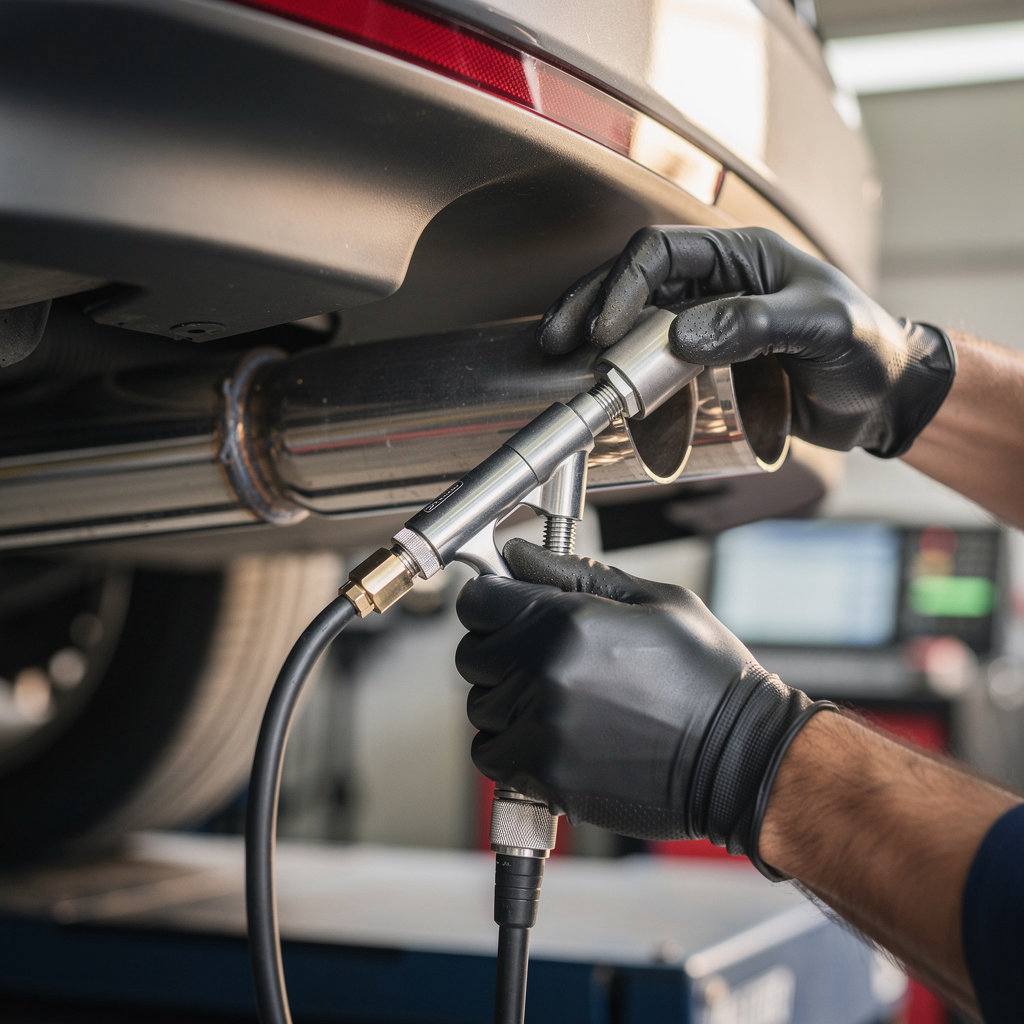 Hillcrest Smog & Repair technician performing specialized Volkswagen repair and radiator service in San Diego