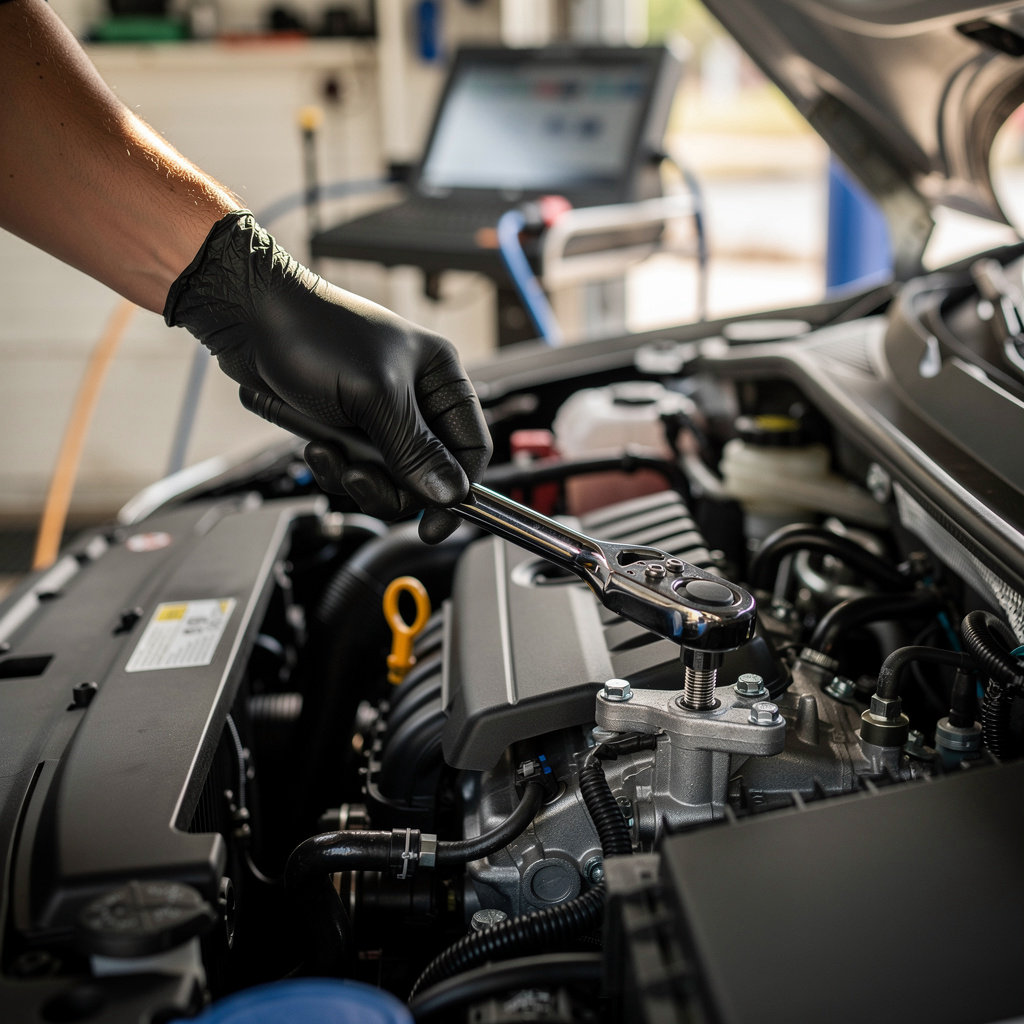 Hillcrest Smog & Repair technician performing expert vehicle repairs in San Diego
